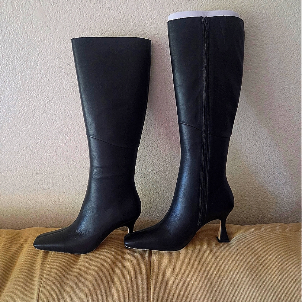 Elegant TONY BIANCO Black Knee-High Women's Boots